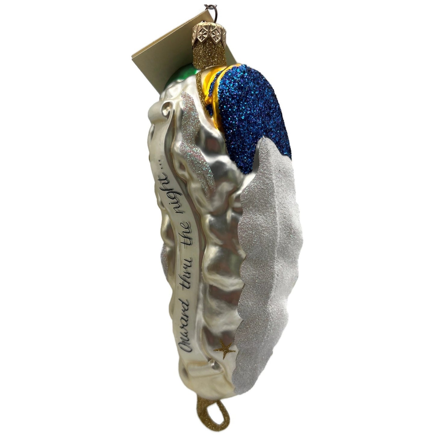 Patricia Breen Onward Through the Night Santa Reindeer Christmas Ornament NM