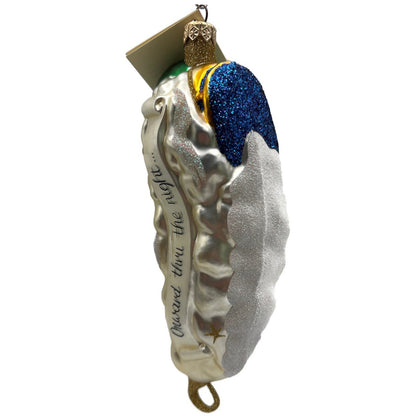Patricia Breen Onward Through the Night Santa Reindeer Christmas Ornament NM