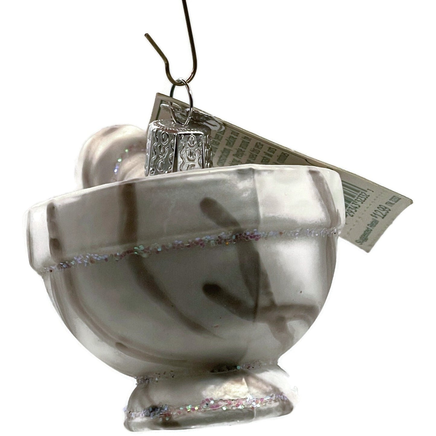 OWC Mortar Pestel Ornament Tool Kitchen Appliance Old World Christmas Tree Decor