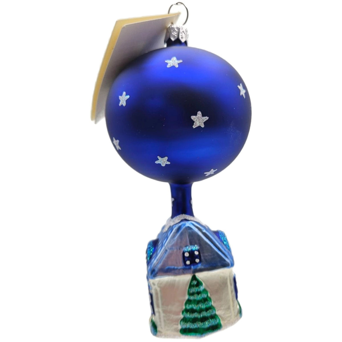Patricia Breen Night House Larger House Blue Moon Christmas Ornament Signed 9519