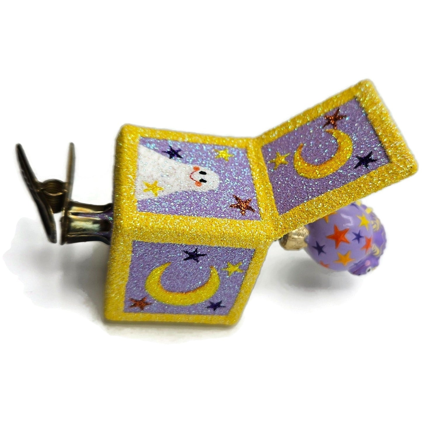 Patricia Breen Pop! Goes the Chameleon Purple Halloween Clip On Ornament CATZ