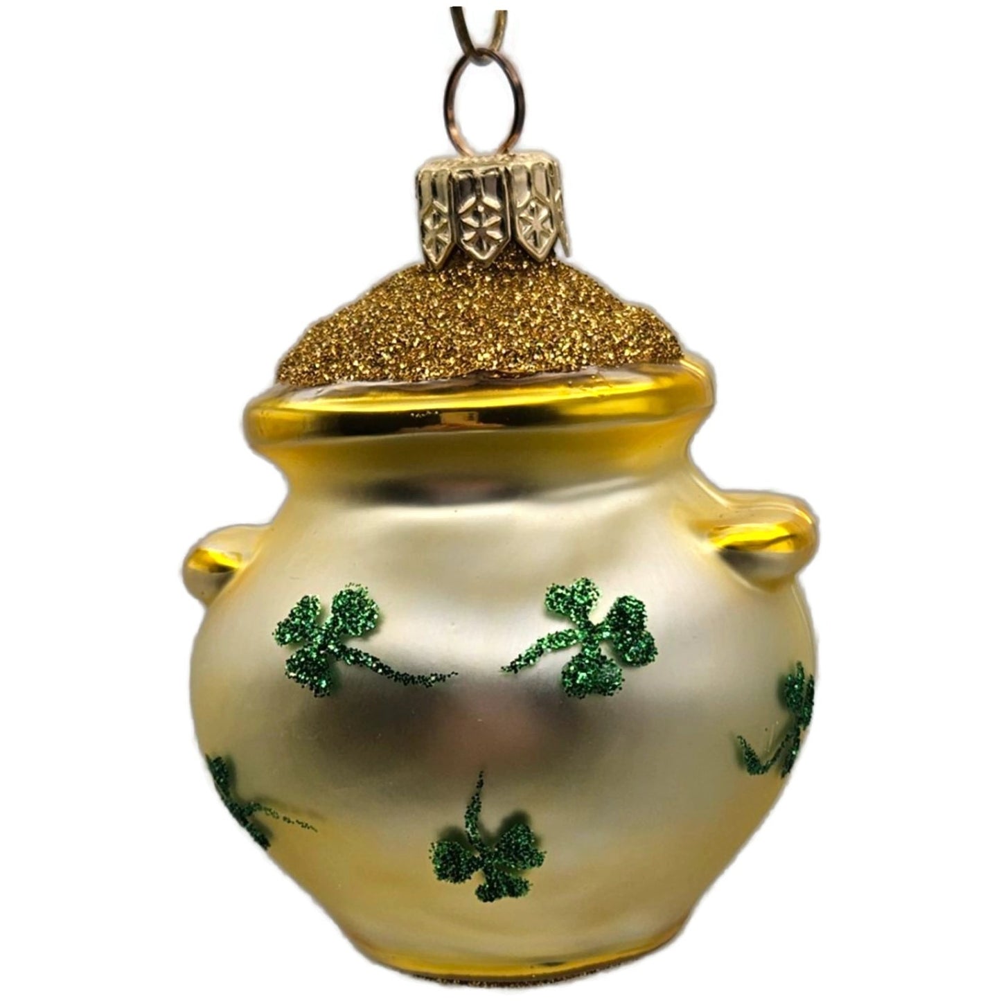 Patricia Breen A Walk In Dublin Pot Of Gold Shamrocks St. Patrick's Ornament CO