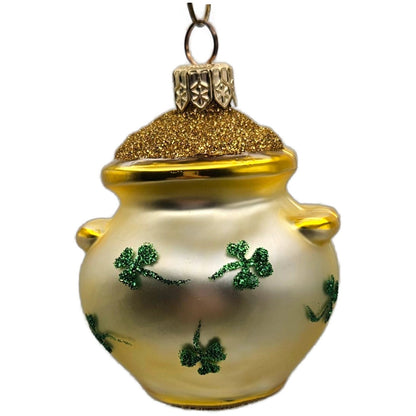 Patricia Breen A Walk In Dublin Pot Of Gold Shamrocks St. Patrick's Ornament CO