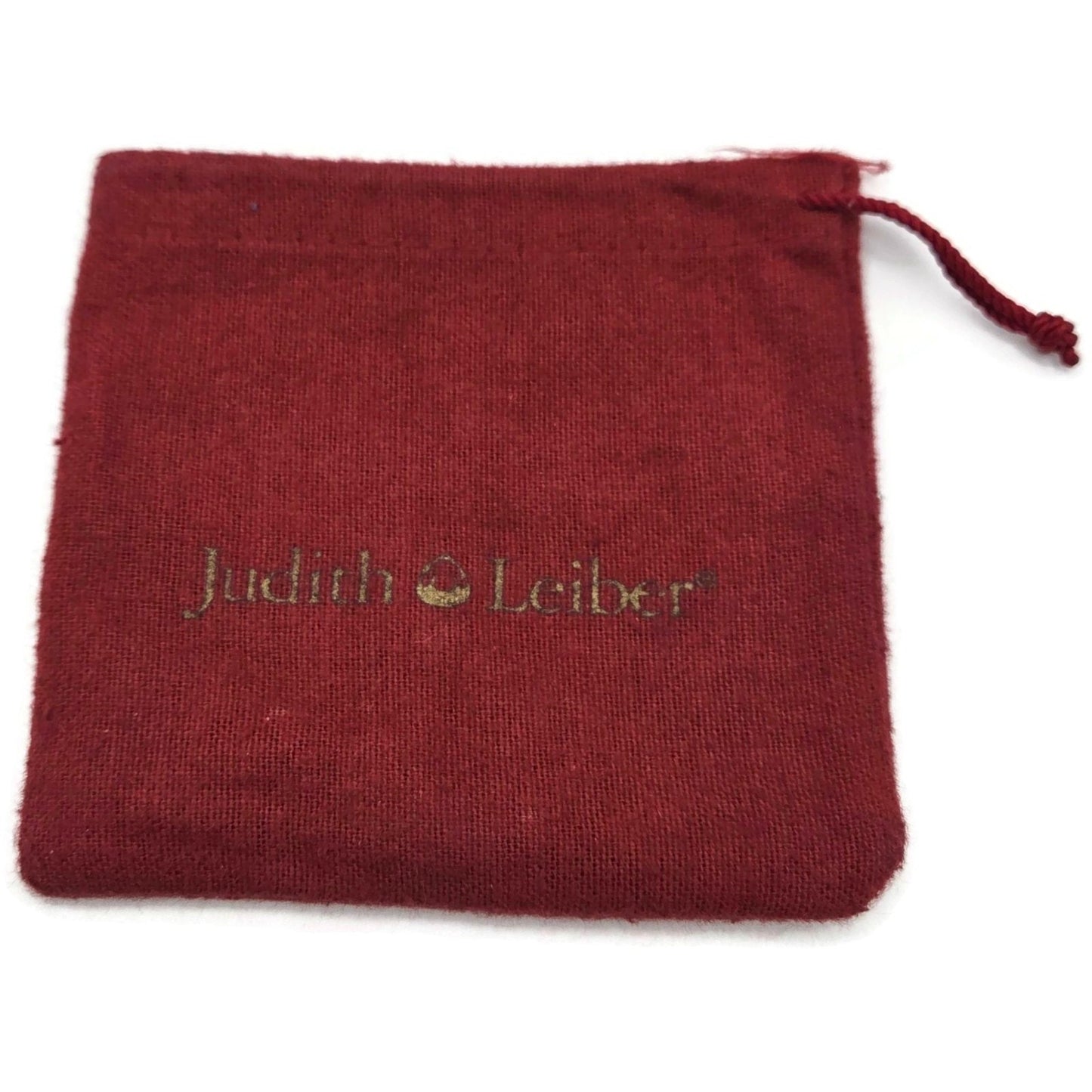 Judith Leiber Lipstick Case Pink Swarovski Crystals Silver Tone with Dust Bag