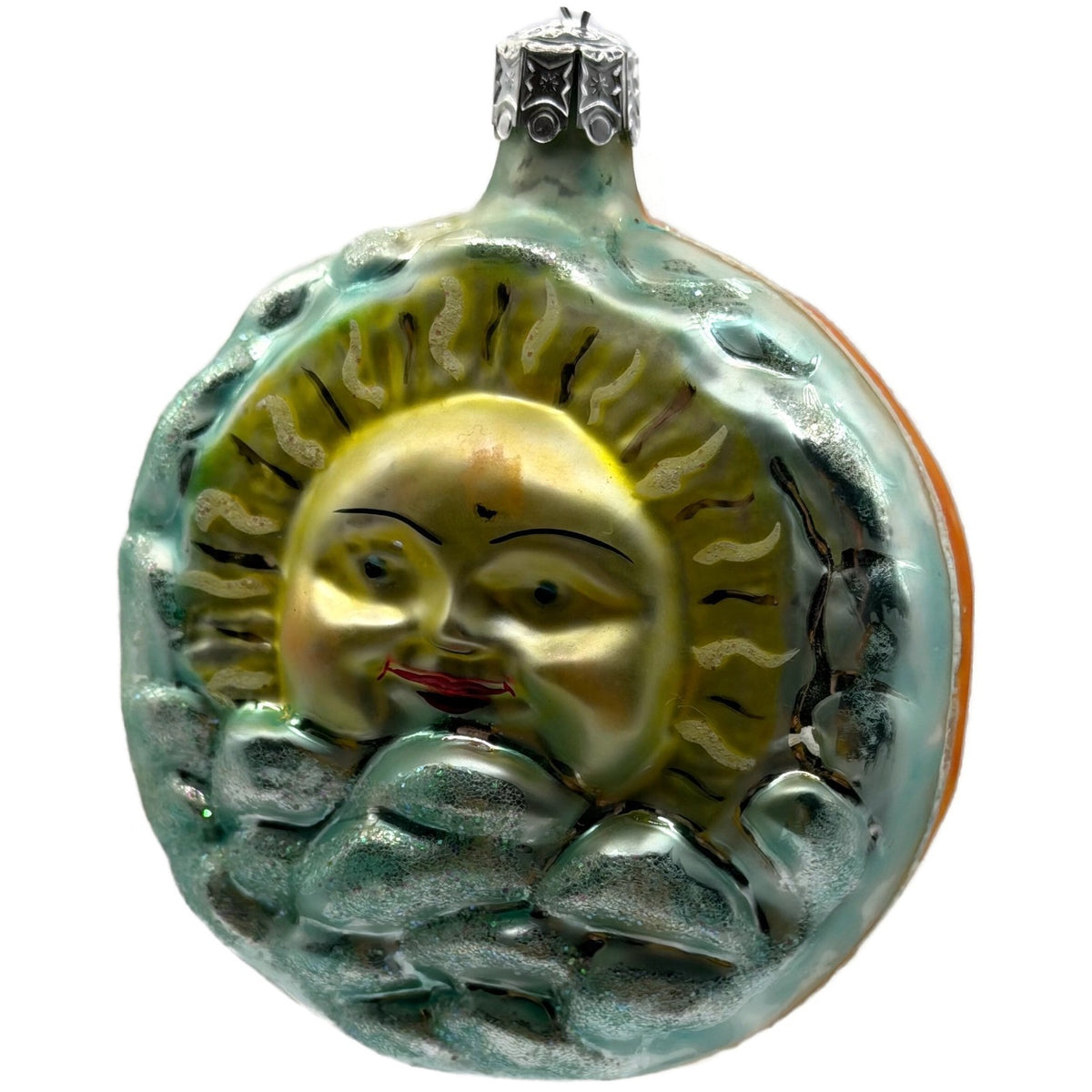 Christopher Radko Dawn & Dusk Double Sided Celestial Christmas Ornament 91-034-0