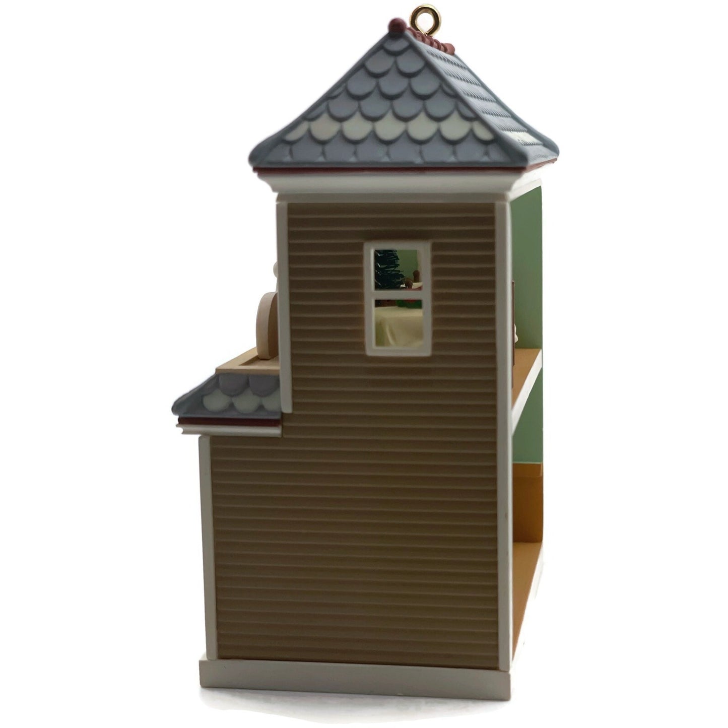 Hallmark Cafe 1997 Nostalgic Holiday Christmas Village Tree Keepsake Ornament