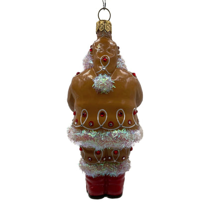 Patricia Breen Crowning Glory Gingerbread Santa Claus Christmas Tree Ornament