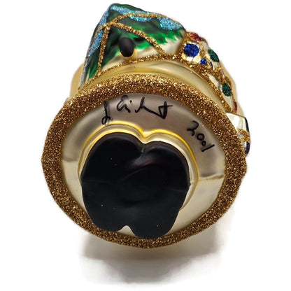 Patricia Breen Portobello Road Santa Claus Gold Presents Christmas Tree Ornament