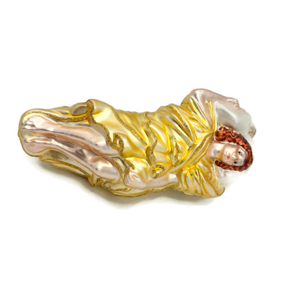 Patricia Breen Annunciation Gabriel Glittered Wings Gold Christmas Tree Ornament