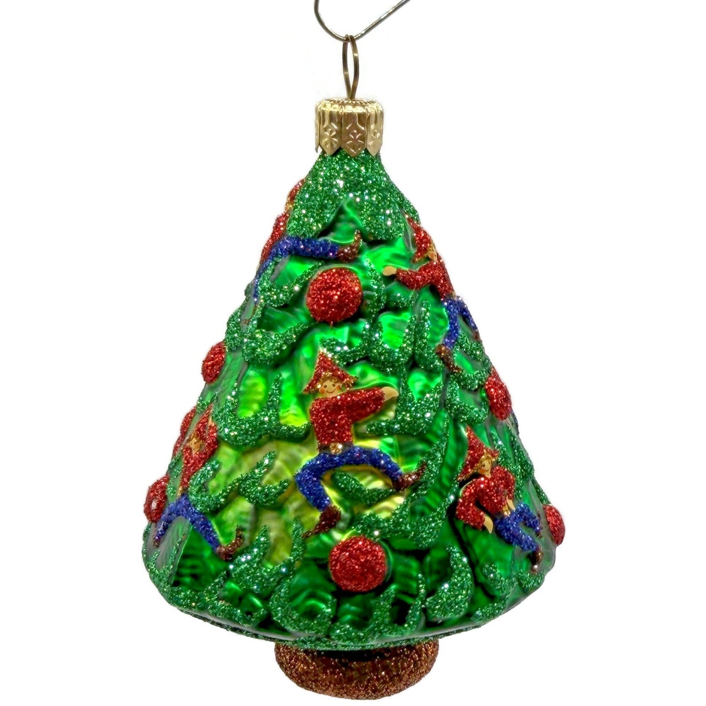 Patricia Breen Leaping Lords Dancing Elves Tree Christmas Decor Ornament 2421