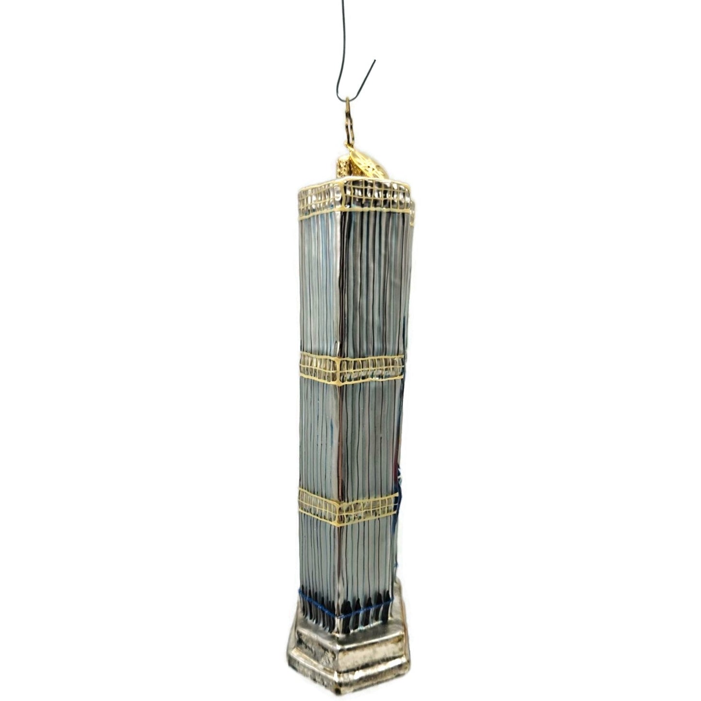 Christopher Radko Heroes All Twin Towers 9/11 Patriotic NYC Ornament 01-1099-0