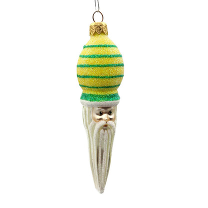 Patricia Breen Miniature Saint Petersburg Santa Striped Christmas Tree Ornament