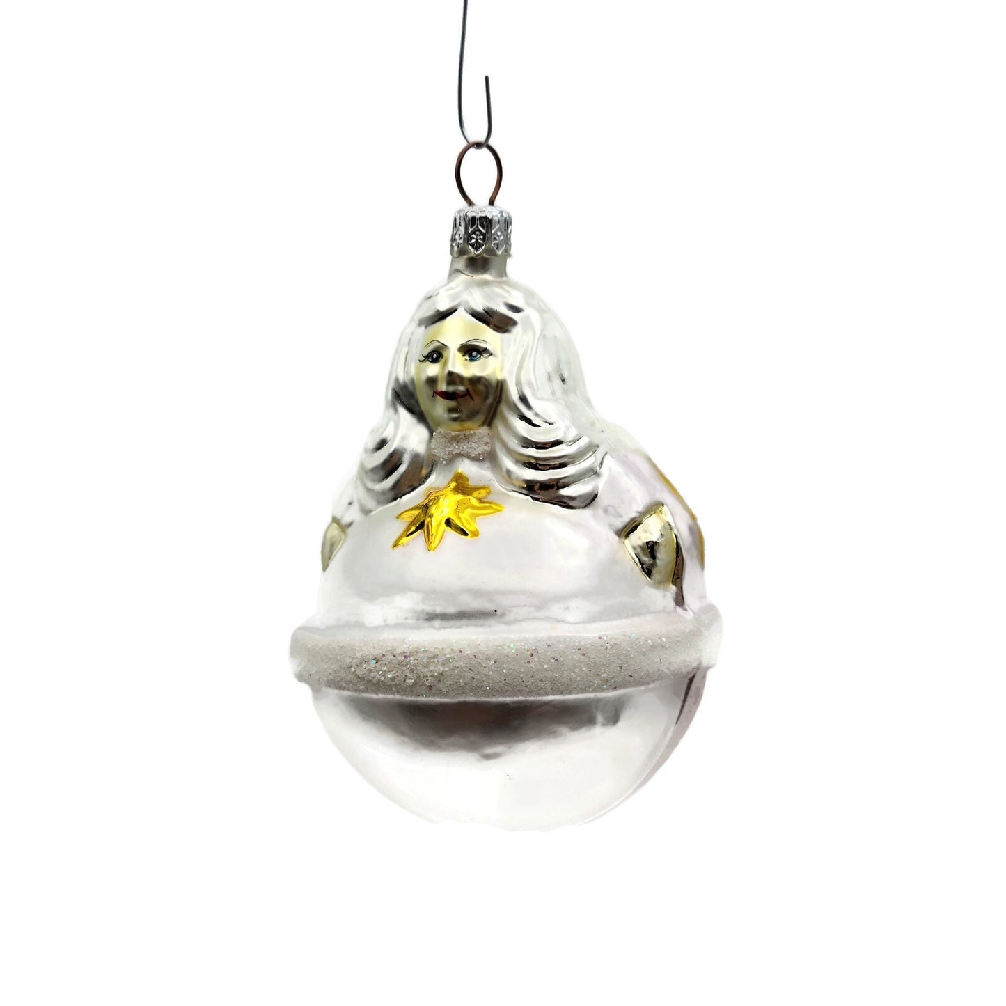 Christopher Radko Roly Poly Angel Christmas Holiday Tree Ornament 94-58