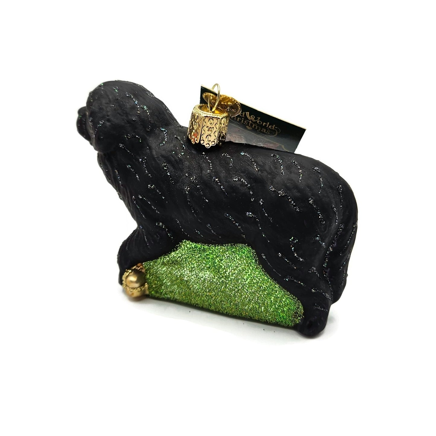 Old World Christmas Newfoundland Tibetan Mastiff Dog Animal Christmas Ornament