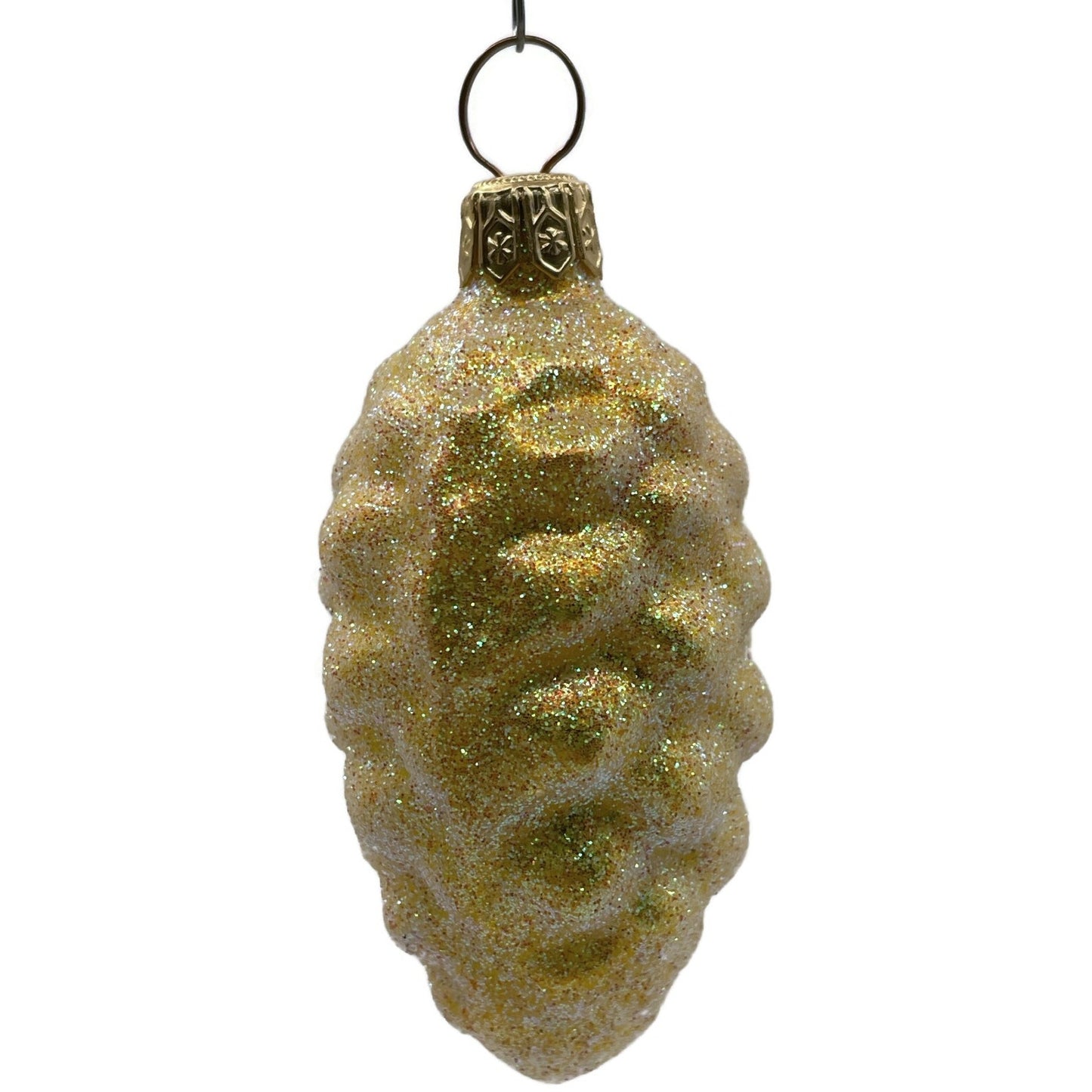 Patricia Breen Walk in The Woods Spruce Cone Yellow Fall Christmas Tree Ornament