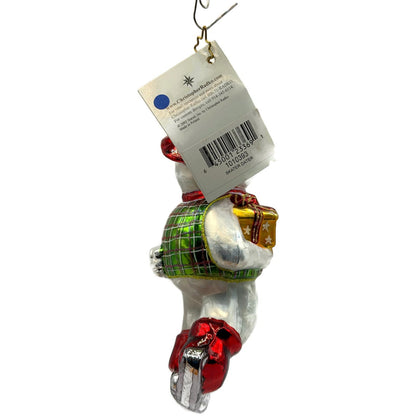 Christopher Radko Skater Dater Snowman Ice Skating Christmas Ornament 10-103-93