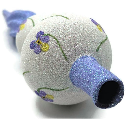 Patricia Breen Miniature Pansy Finial Purple Easter Spring Christmas Tree Topper