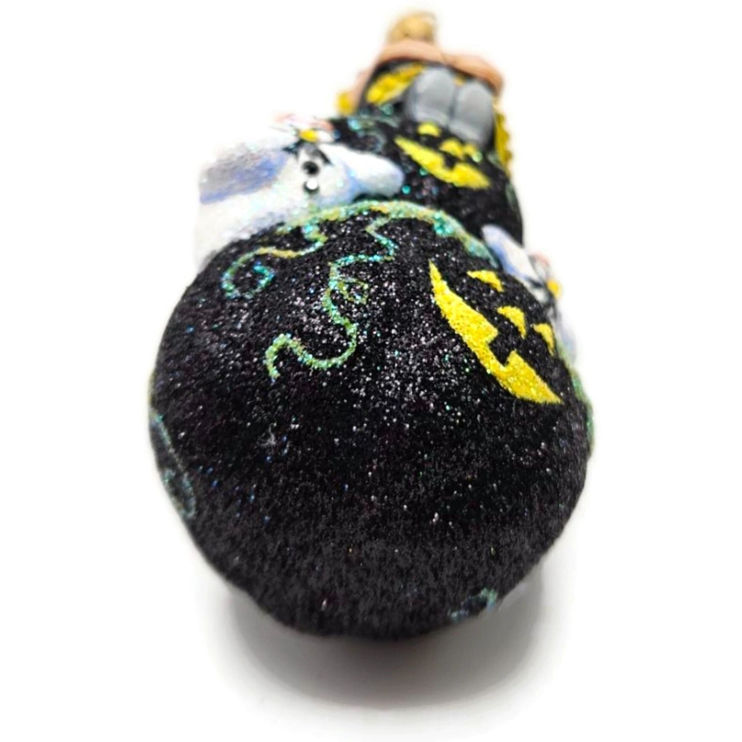Patricia Breen Halloween Spell Bound Black Witch Pumpkin Moon Christmas Ornament