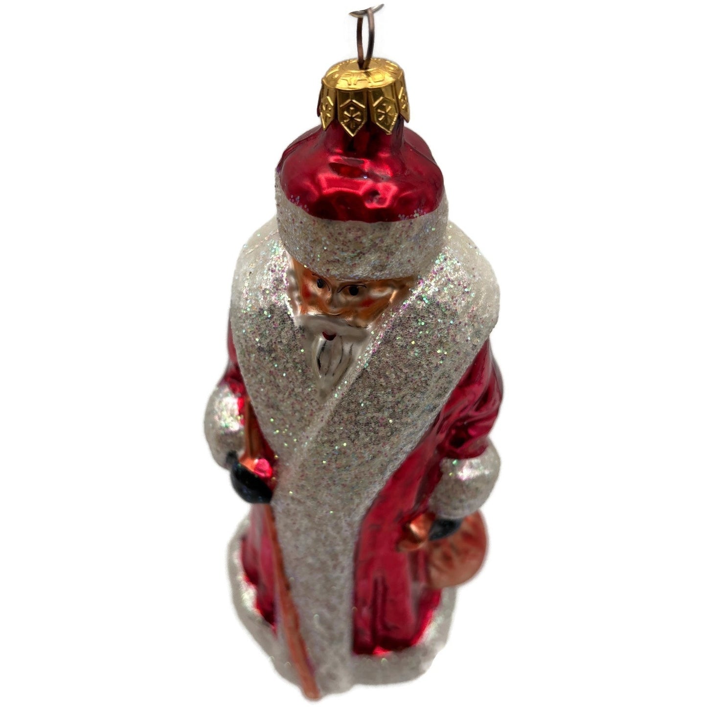 Christopher Radko Russian Santa Claus Red Robe Christmas Tree Ornament 91-112-1