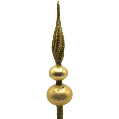 Patricia Breen Miniature Beehive Finial Gold Bee Spring Christmas Tree Topper