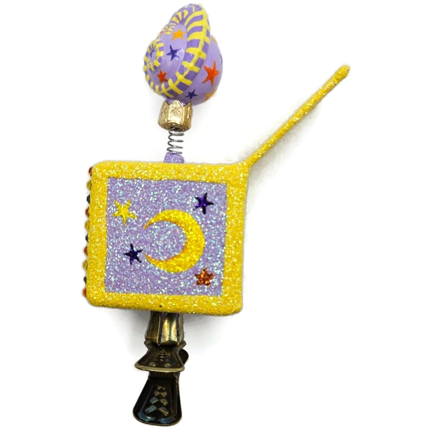 Patricia Breen Pop! Goes the Chameleon Purple Halloween Clip On Ornament CATZ