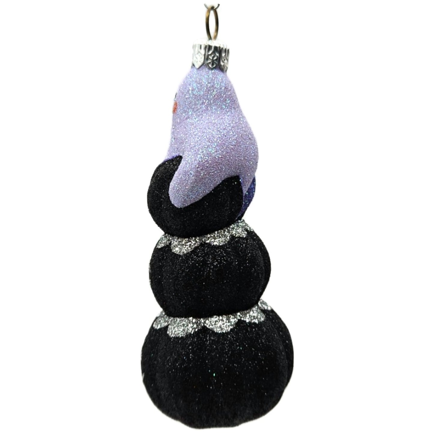 Patricia Breen Halloween Oooooohhhhhh Purple Ghost Glass Halloween Ornament 2337