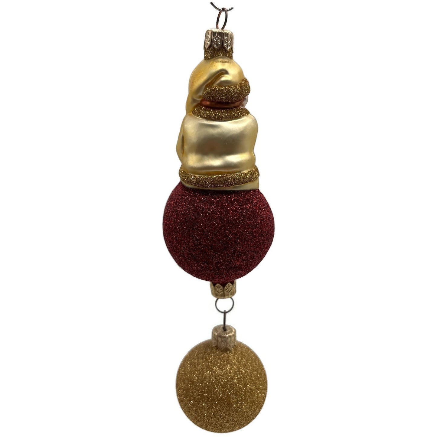 Patricia Breen Jingles The Elf Gold Suit Gold Ball Christmas Ornament 9900HCB