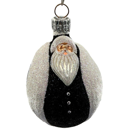 Patricia Breen Santa Ladybug Black Buttons Polka Dots Christmas Ornament 2133