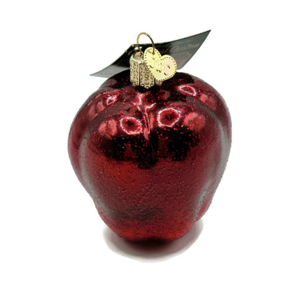 Apple Red Delicious Fruit Christian Adam Eve Old World Christmas OWC Ornament