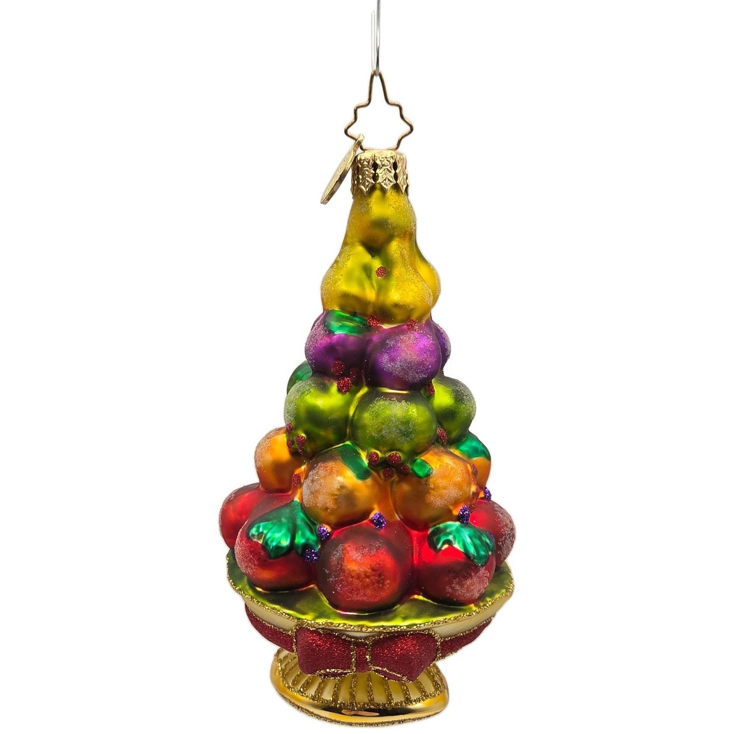 Christopher Radko Ornament Healthy Holiday Fruit Topiary Diabetes Charity