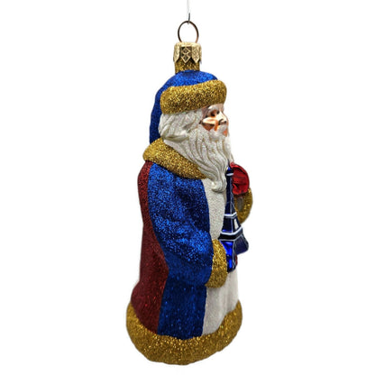 Patricia Breen Parisian Santa Tricolore Paris Christmas Holiday Tree Ornament