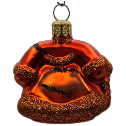 Patricia Breen Halloween Miniature Fine Phone Orange Bat Christmas Ornament