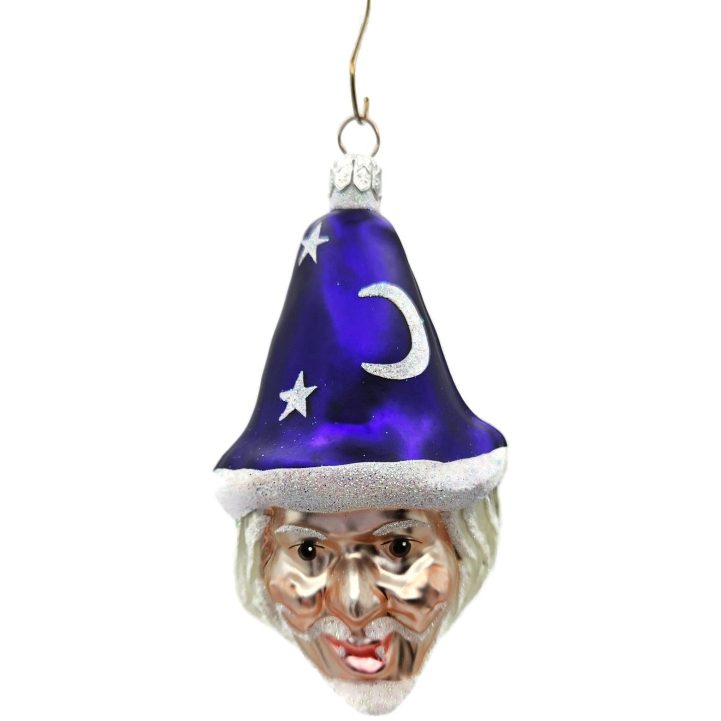 Patricia Breen Witch Hazel Wizard Purple Moon Halloween Christmas Ornament CO