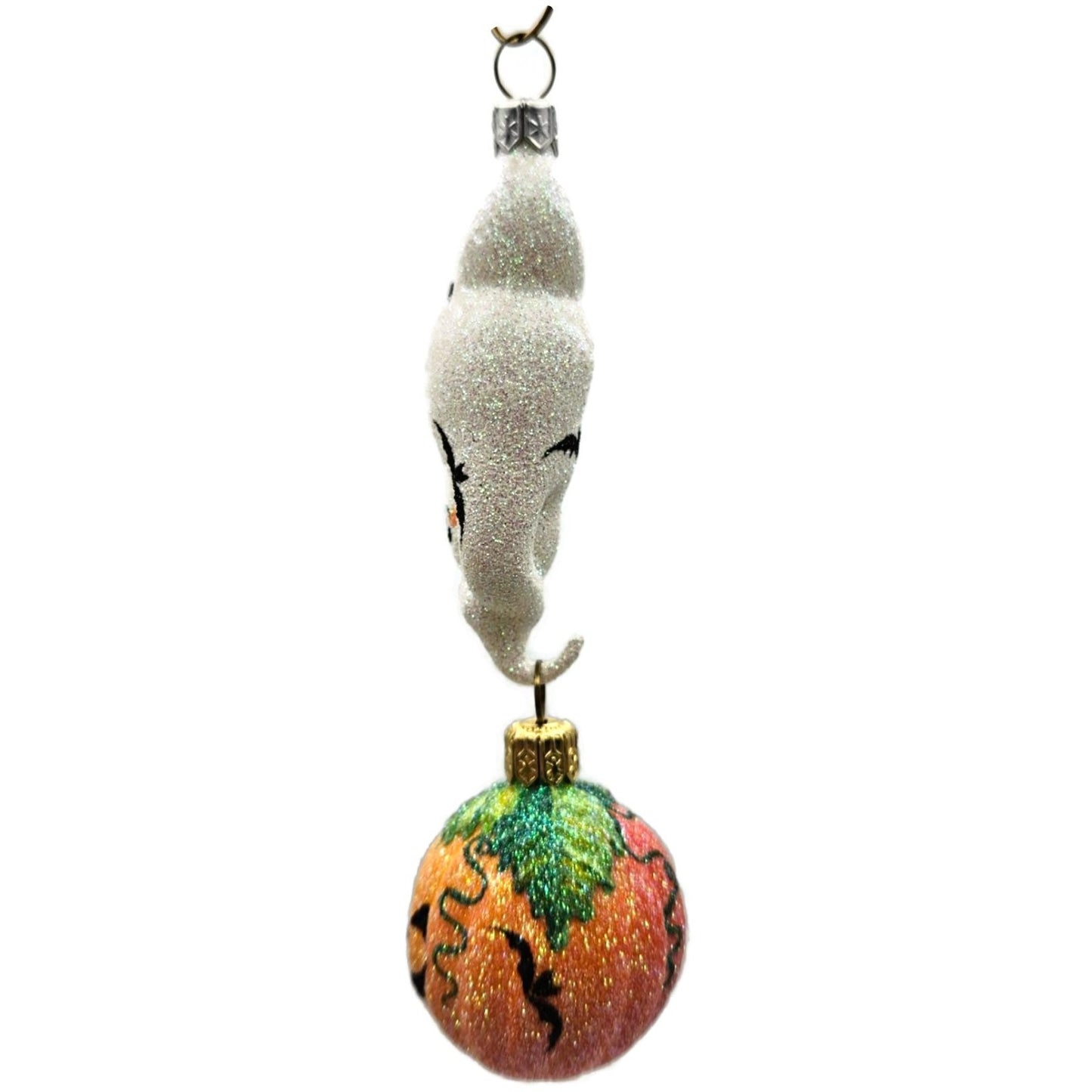 Patricia Breen Topsy Turvy Ghost Bat Jack-O-Lantern Halloween Christmas Ornament