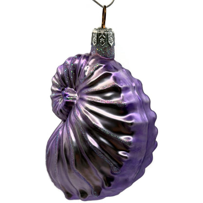 Patricia Breen A Walk on the Beach Lavender Shell Summer Nautical Ornament 9750