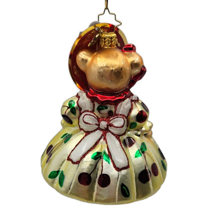 Christopher Radko Muffys Slice of Sweetness Bear Christmas Ornament 1022925