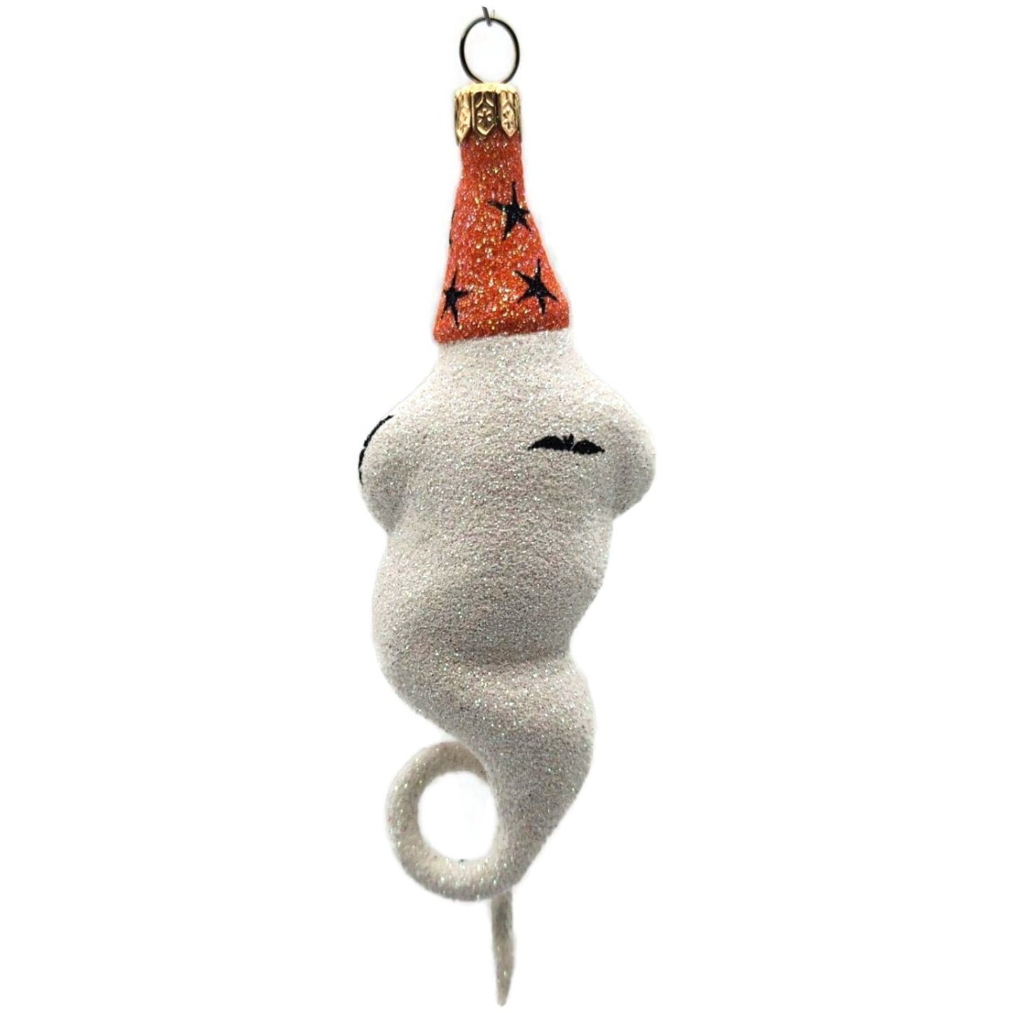 Patricia Breen Halloween Trickster Cyclops Orange Stars Ghost Christmas Ornament