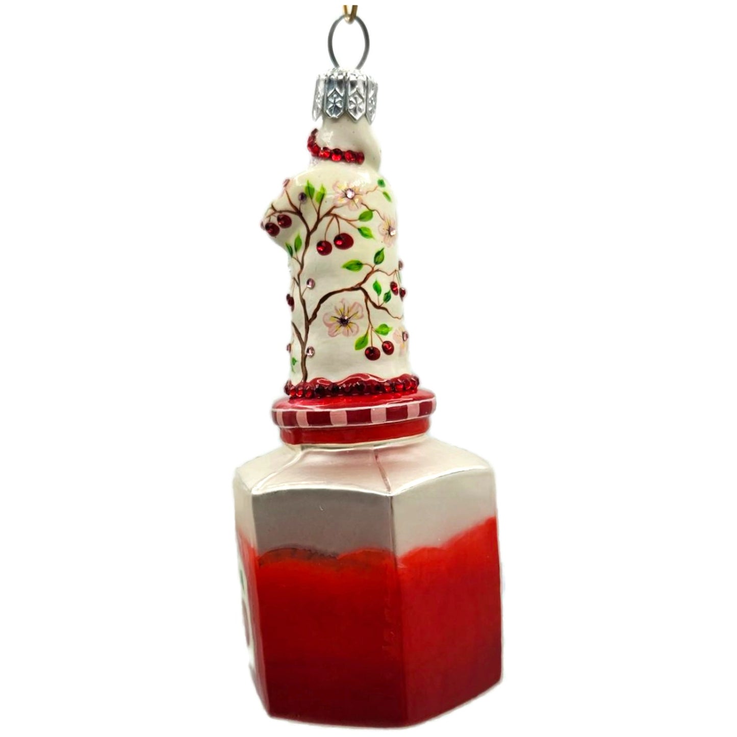 Patricia Breen Loving Spoonful Cherry Jam Santa Spring Free Standing Ornament