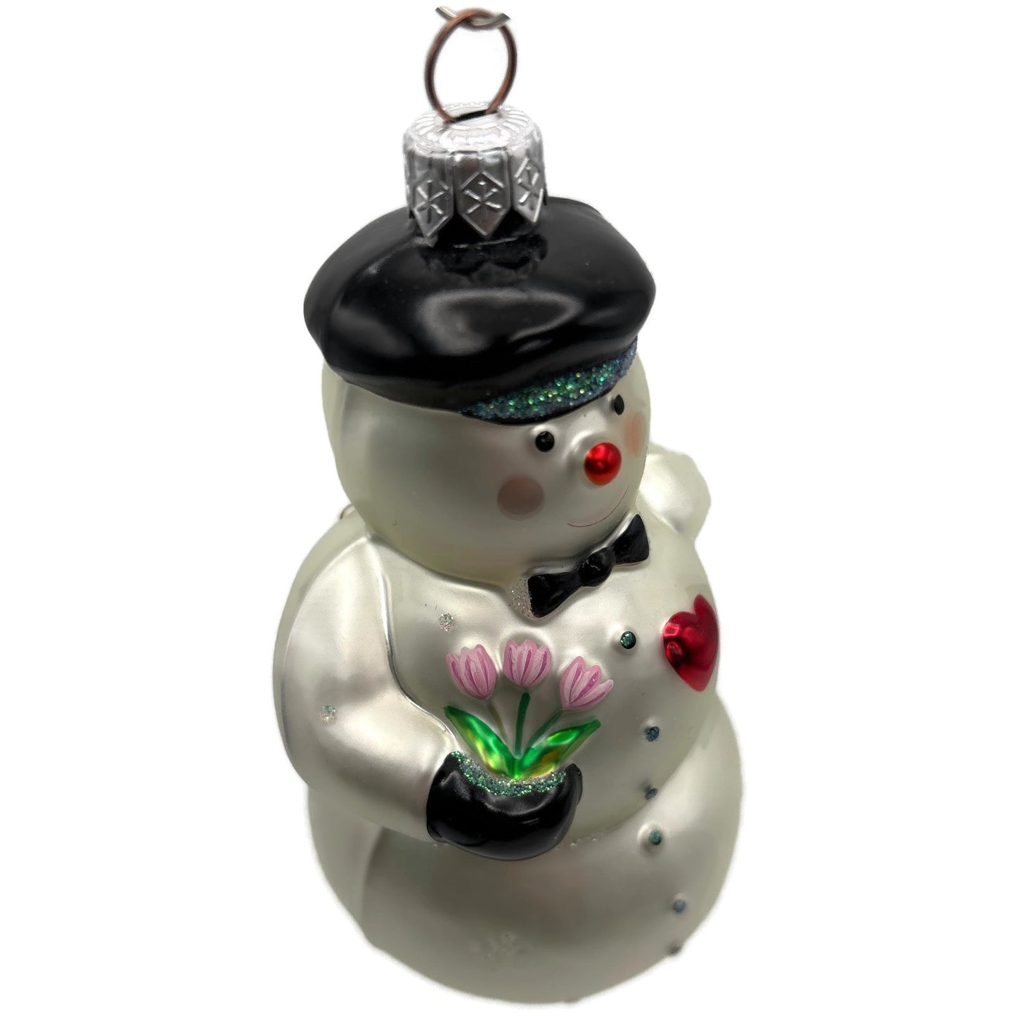 Patricia Breen My Heart Belongs To You Red Heart Amour Dots Christmas Ornament