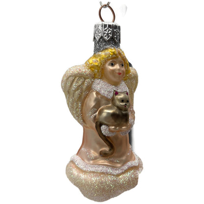 Patricia Breen Angel Pink from Quartet Of Angel Pastel Kitten Christmas Ornament