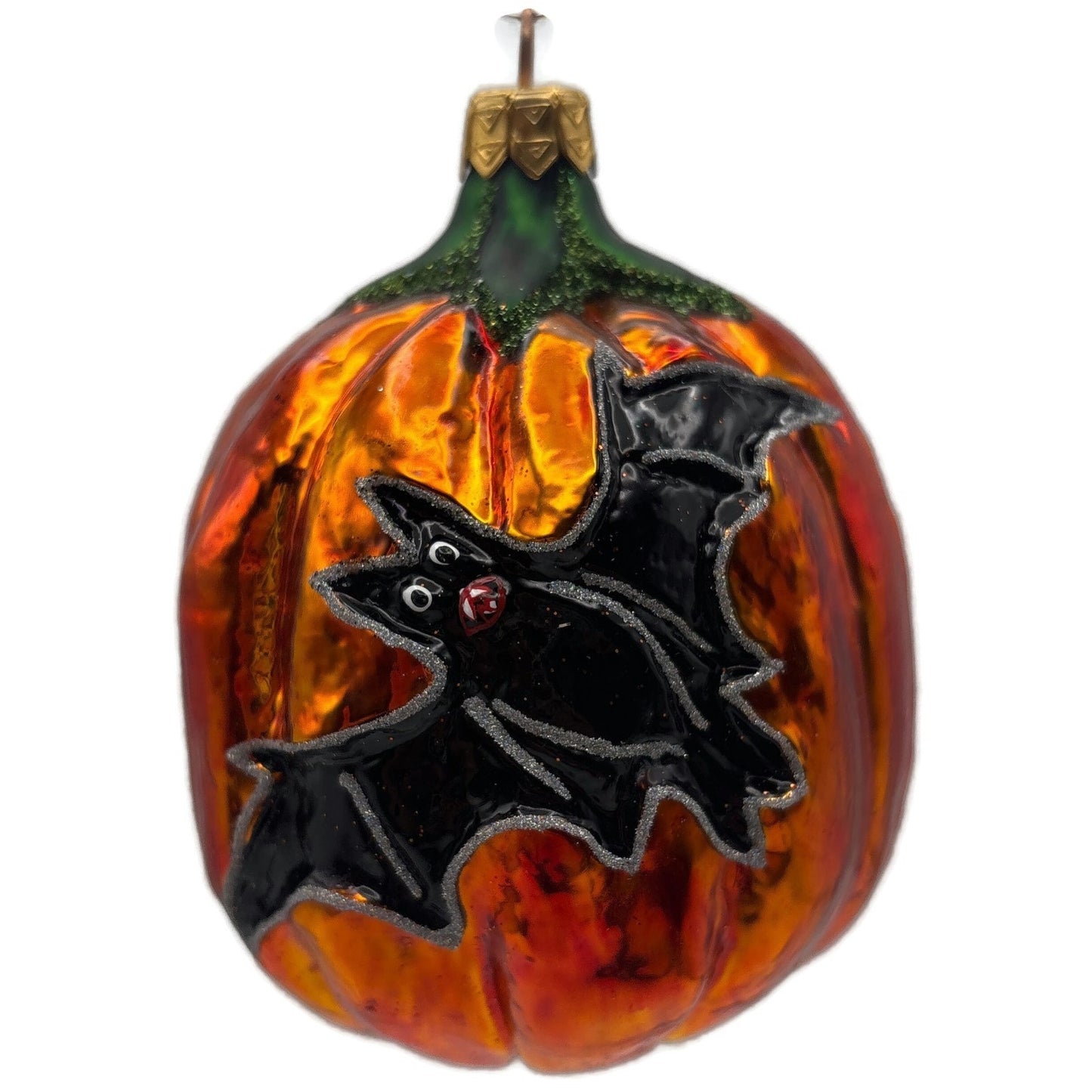 Slavic Treasures Baneful Bill Monster Pumpkin Bat Halloween Ornament 01-448-A