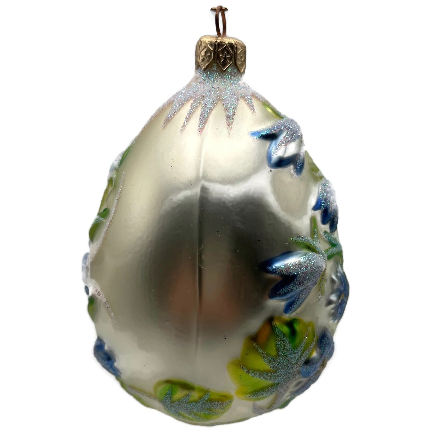 Patricia Breen Bluebell Egg Flower Easter Glass Christmas Tree Ornament 9700