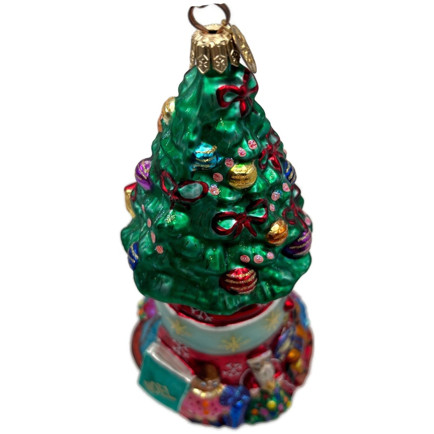 Christopher Radko O'Tannenbell Tree Bell Green Christmas Ornament 00-019-0
