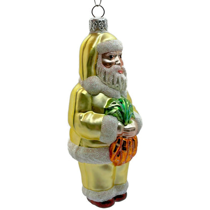 Patricia Breen Ornament A Snack For Rudolph Yellow Santa Carrots Christmas Tree