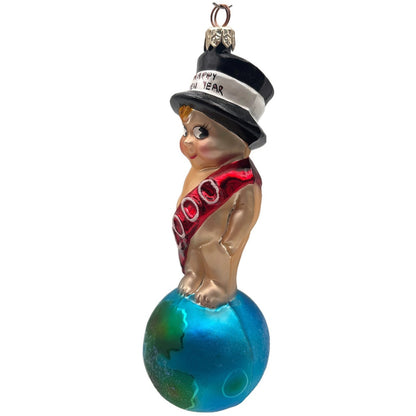 Christopher Radko Millenium Munchkin Happy New Year Christmas Ornament 99-292-0