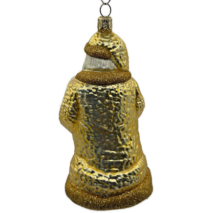 Patricia Breen Lost And Found Gold Santa Claus Lamb Christmas Ornament 2022