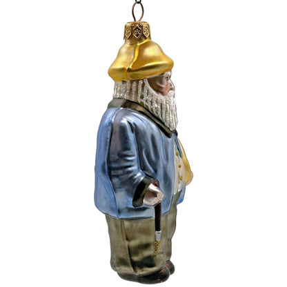 Patricia Breen M Claude Monet Blue Artist Palette Christmas Tree Ornament AIC