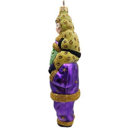 Patricia Breen Carry Me Santa Frankenstein And Leopard Boy Halloween Ornament