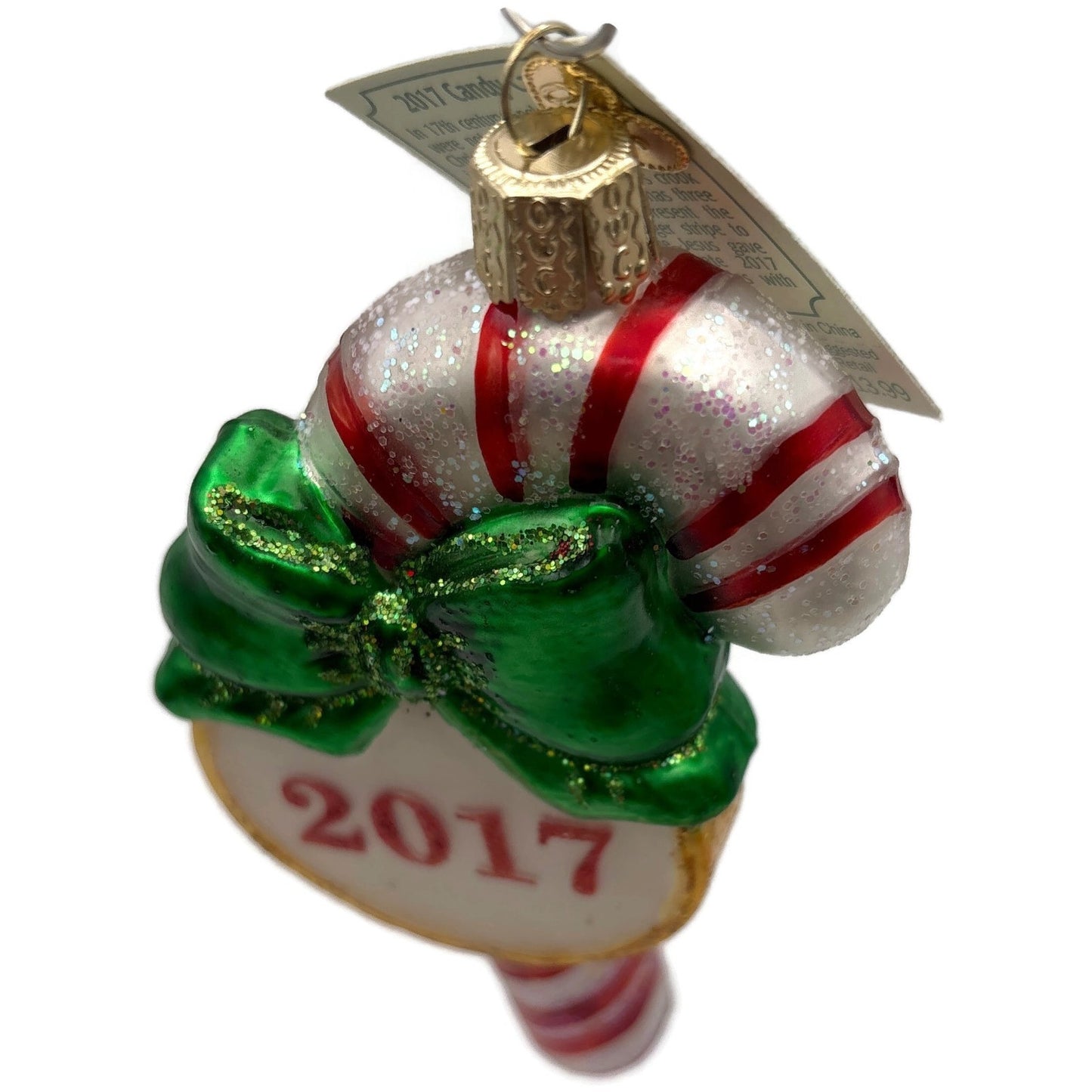 Old World Christmas 2017 Candy Cane Tradition To Cherish Christmas Tree Ornament