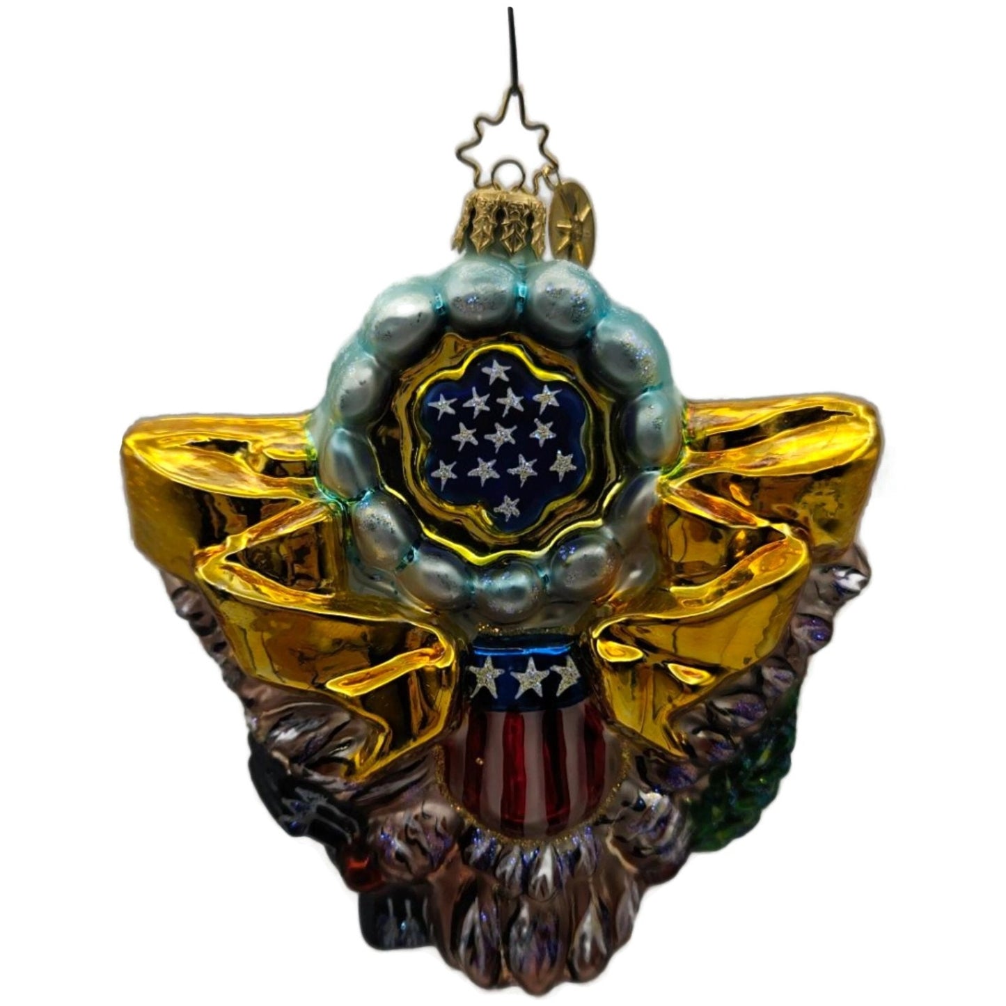 Christopher Radko E. Pluribus Unum American Eagle Patriotic Ornament 01-0008-0